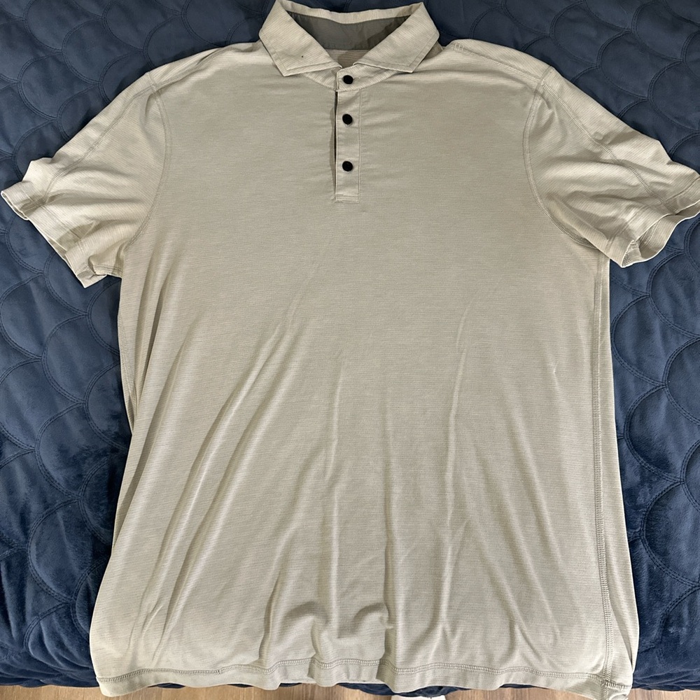 Men's Cream Polo Shirt
